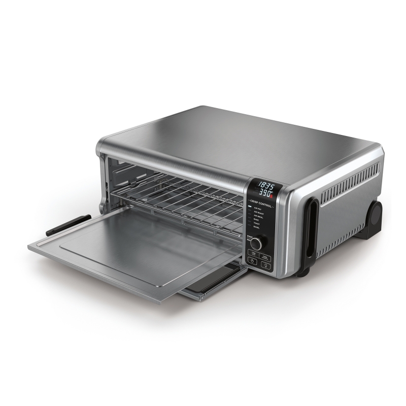 Ninja SP101 Single 10 L Stand-alone 2400 W Hot air fryer Black, Stainless steel