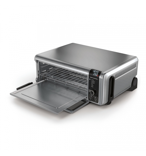 Ninja SP101 Single 10 L Stand-alone 2400 W Hot air fryer Black, Stainless steel