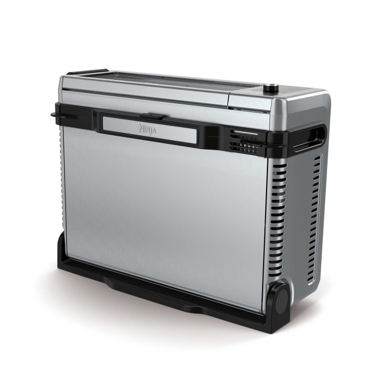 Ninja SP101 Unique 10 L Autonome 2400 W Friteuse d’air chaud Noir, Acier inoxydable
