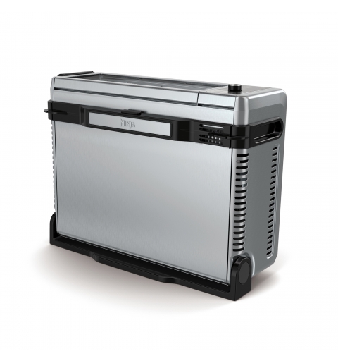 Ninja SP101 Single 10 L Stand-alone 2400 W Hot air fryer Black, Stainless steel