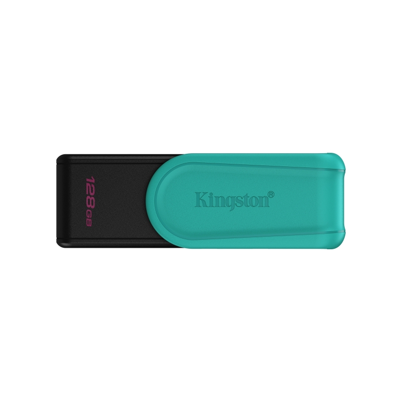 Kingston Technology DataTraveler 128GB Portable USB 3.2 Gen 1 Exodia S (Black Turquoise)