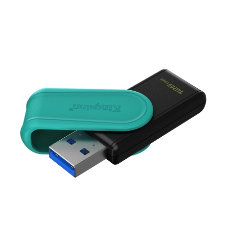 Kingston Technology DataTraveler 128GB Portable USB 3.2 Gen 1 Exodia S (Schwarz Türkis)