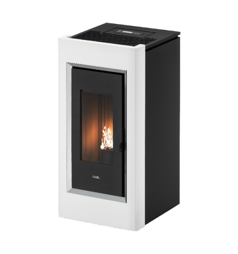 Cadel Prince 11 Libera installazione Pellet Nero, Bianco