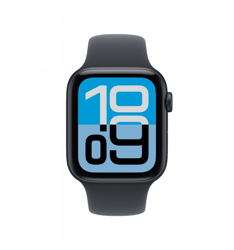 Apple Watch SE (3nd generation) SE 3 GPS 44mm Cassa Alluminio Mezzanotte con Sport Band Mezzanotte - M L