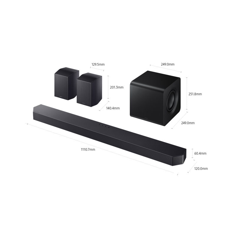 Samsung HW-Q930F ZF soundbar speaker Black 9.1.4 channels 580 W