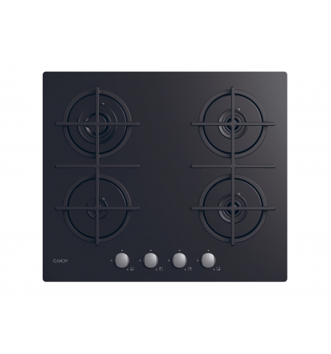 Candy CVG6B Black Built-in 59 cm Gas 4 zone(s)