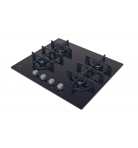 Candy CVG6B Black Built-in 59 cm Gas 4 zone(s)