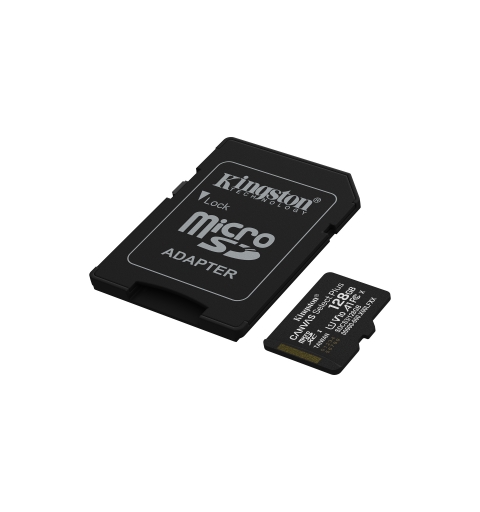 Kingston Technology 128GB microSDXC Canvas Select Plus Gen3 150MB s A1 (Adattatore SD incluso)