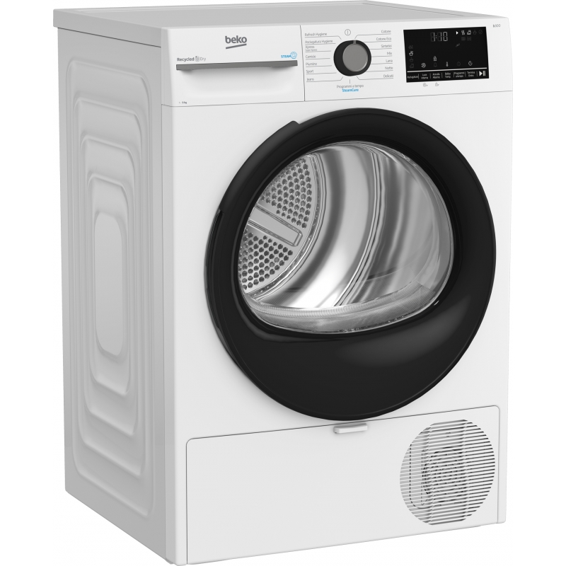 Beko BMGT491SBI_IT sèche-linge Pose libre Charge avant 9 kg Blanc