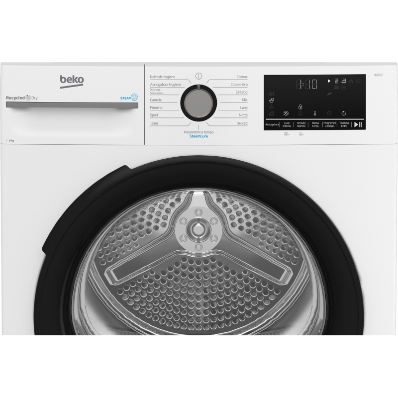 Beko BMGT491SBI_IT sèche-linge Pose libre Charge avant 9 kg Blanc