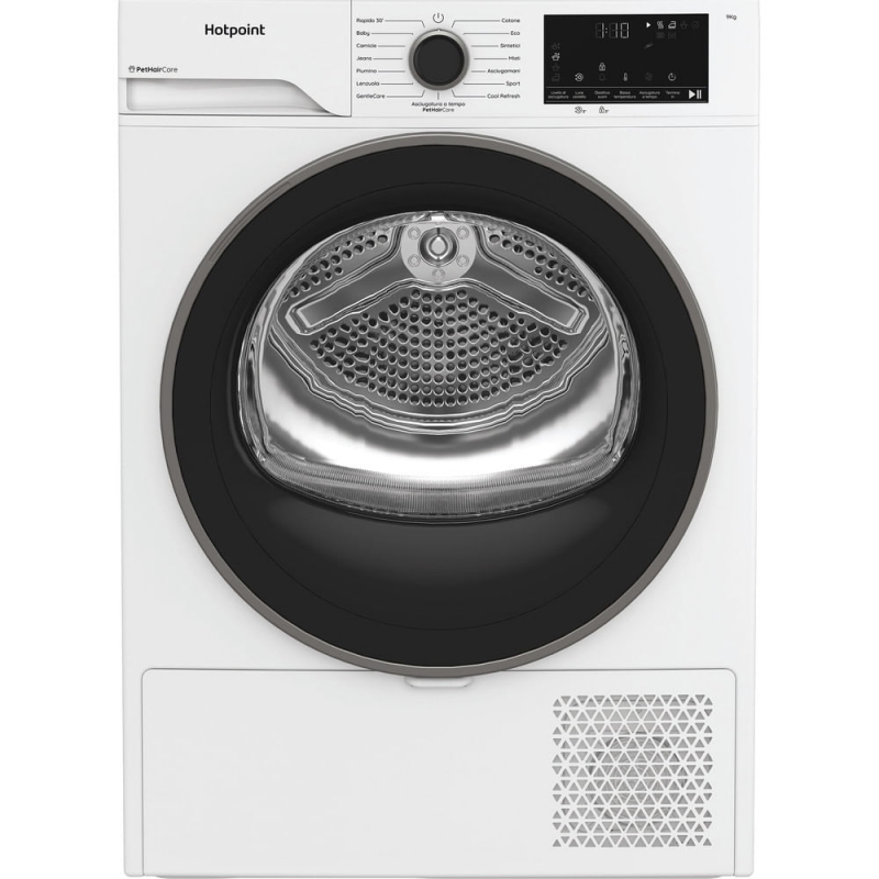 Hotpoint HPT 93D BS IT sèche-linge Pose libre Charge avant 9 kg Blanc
