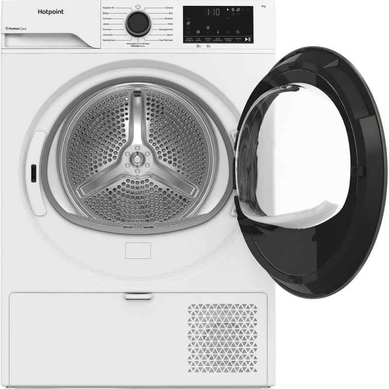 Hotpoint HPT 93D BS IT sèche-linge Pose libre Charge avant 9 kg Blanc
