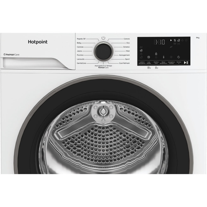 Hotpoint HPT 93D BS IT sèche-linge Pose libre Charge avant 9 kg Blanc