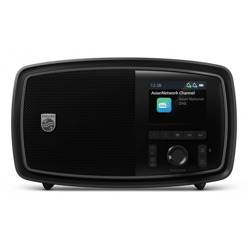Philips TAV2000DB Portable Analogique et numérique Noir