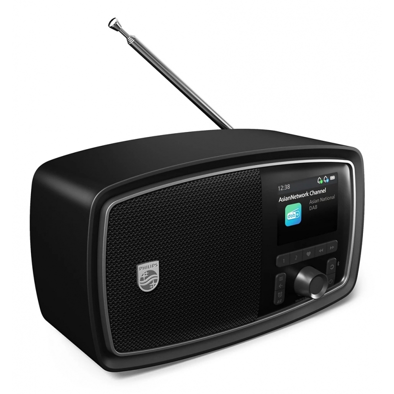 Philips TAV2000DB Portable Analogique et numérique Noir