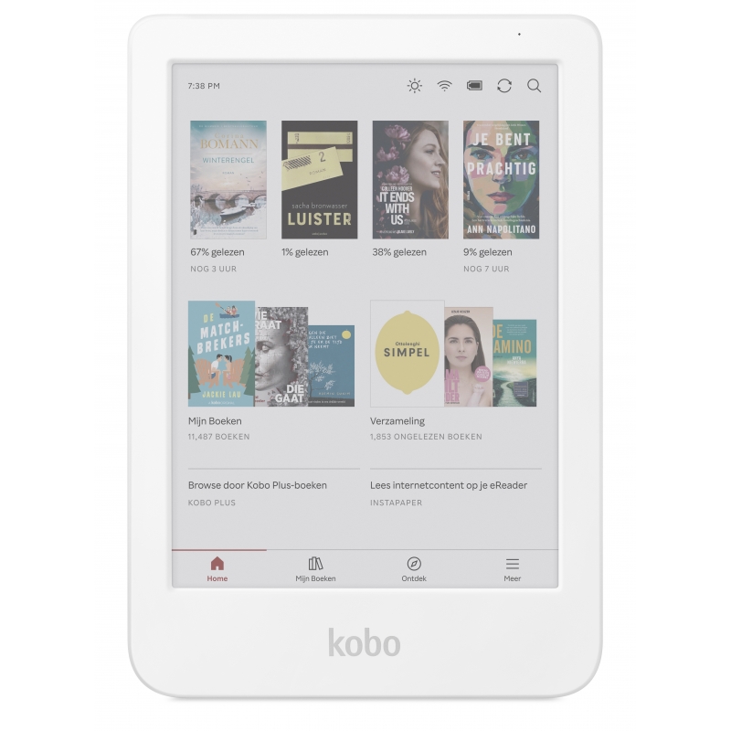 Kobo Clara Colour eBook-Reader Touchscreen 16 GB WLAN Weiß