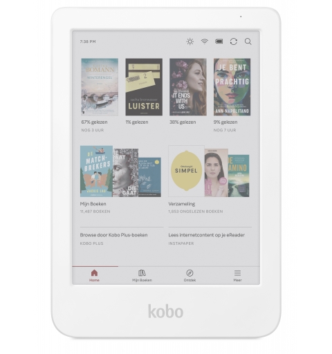Kobo Clara Colour eBook-Reader Touchscreen 16 GB WLAN Weiß