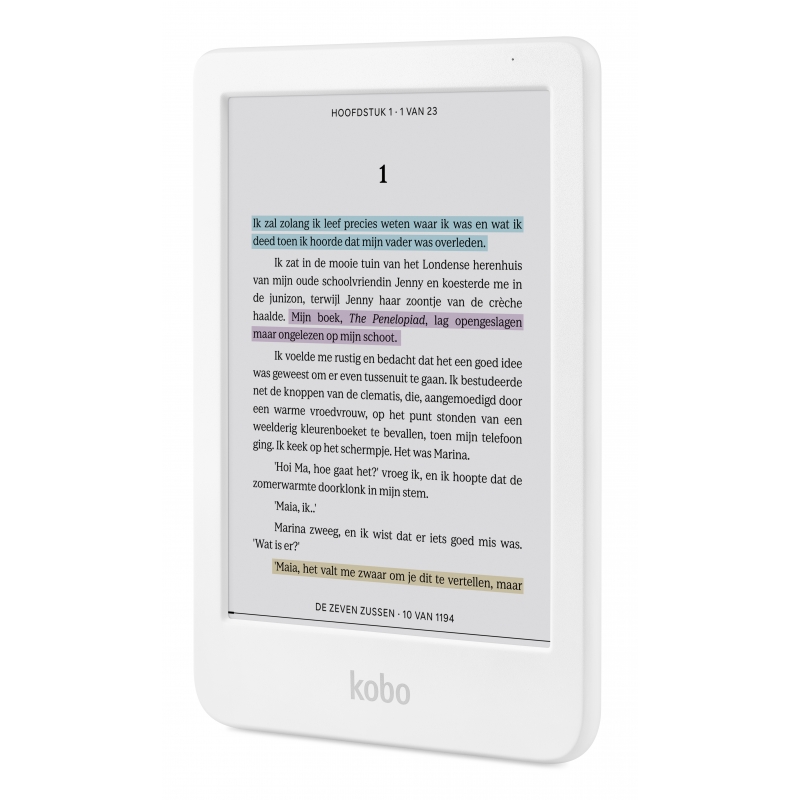 Kobo Clara Colour Liseuse Écran tactile 16 Go Wifi Blanc