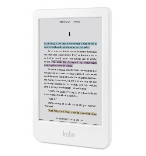 Kobo Clara Colour eBook-Reader Touchscreen 16 GB WLAN Weiß
