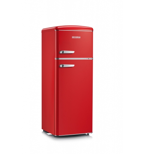 Severin RKG 8930 réfrigérateur-congélateur Pose libre 206 L E Rouge