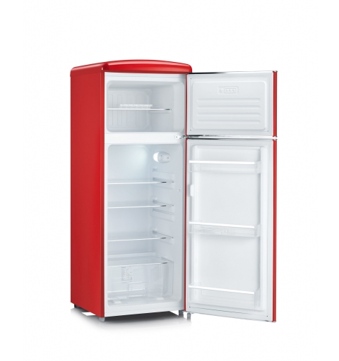Severin RKG 8930 réfrigérateur-congélateur Pose libre 206 L E Rouge