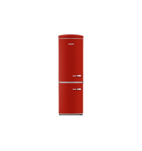 Severin RKG 8887 réfrigérateur-congélateur Pose libre 315 L E Rouge