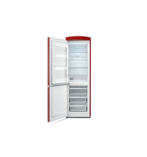 Severin RKG 8887 réfrigérateur-congélateur Pose libre 315 L E Rouge