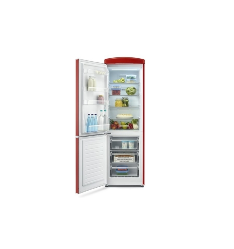 Severin RKG 8887 réfrigérateur-congélateur Pose libre 315 L E Rouge