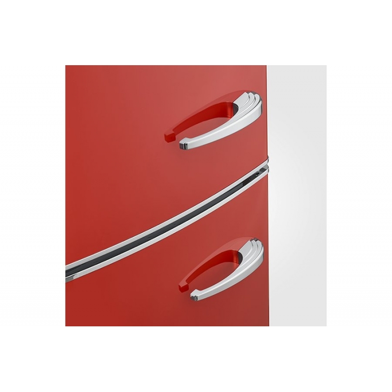 Severin RKG 8887 réfrigérateur-congélateur Pose libre 315 L E Rouge