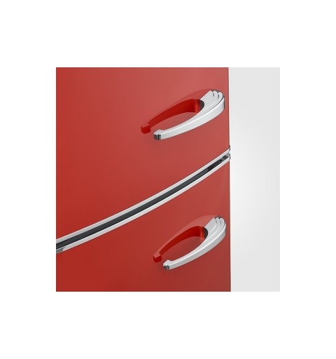 Severin RKG 8887 réfrigérateur-congélateur Pose libre 315 L E Rouge