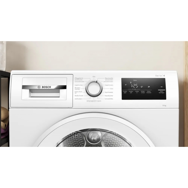 Bosch WTH85V94 sèche-linge Pose libre Charge avant 8 kg Blanc