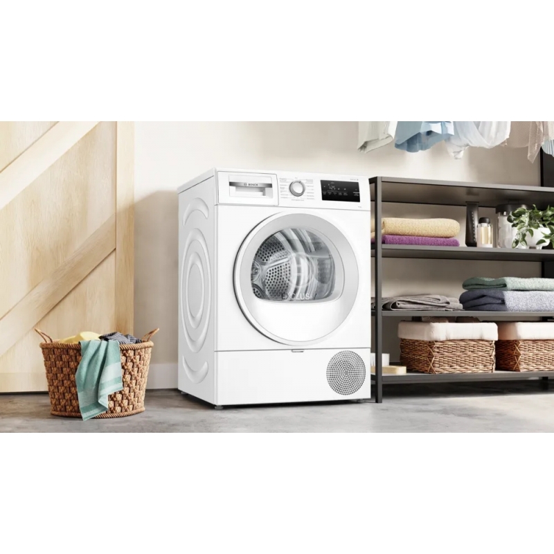 Bosch WTH85V94 sèche-linge Pose libre Charge avant 8 kg Blanc