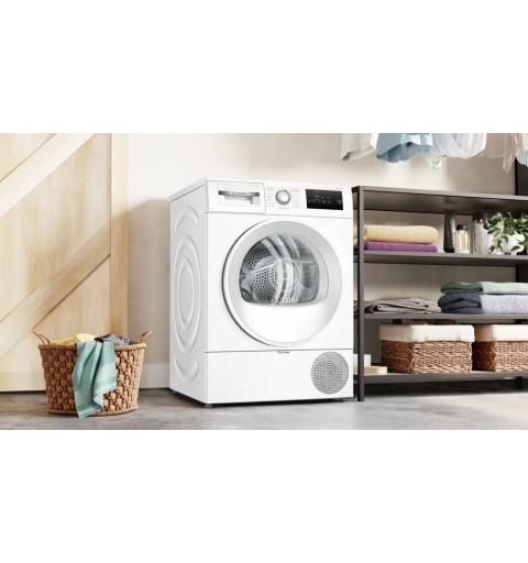 Bosch WTH85V94 Serie 4 Asciugatrice a pompa di calore 8 kg Bianco Pannello di controllo in Tedesco