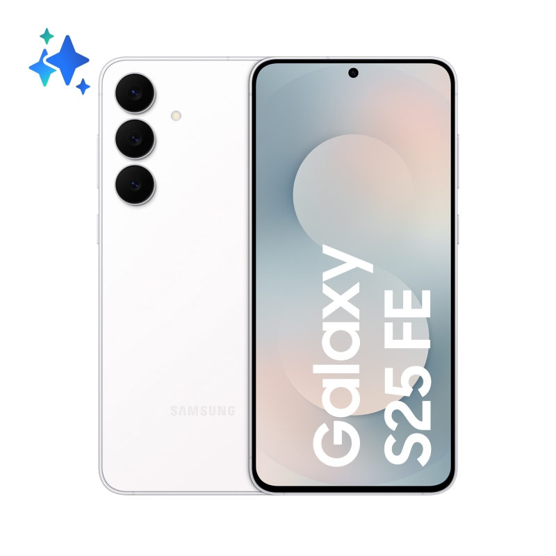 Samsung Galaxy S25 FE 5G 17 cm (6.7") Dual-SIM USB Typ-C 8 GB 256 GB 4900 mAh Weiß
