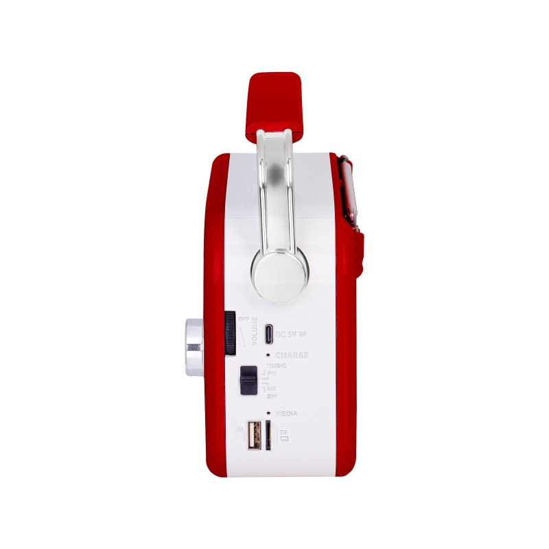Trevi RDA 70 BR Tragbar Analog Rot