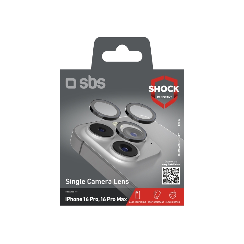 SBS TESINCAMGLIP16PK Display- Rückseitenschutz für Smartphones Kameraobjektivschutz Apple 1 Stück(e)