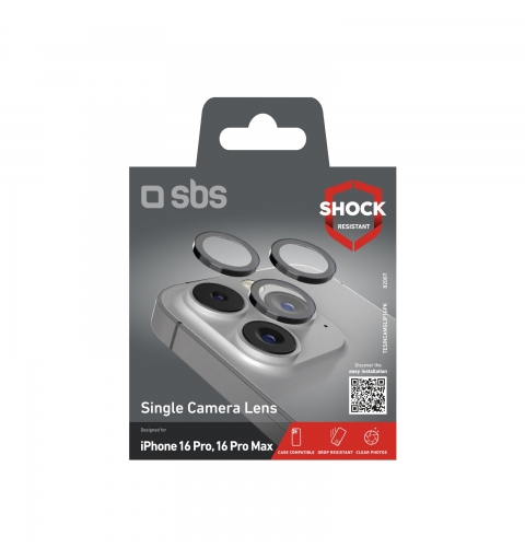 SBS TESINCAMGLIP16PK Display- Rückseitenschutz für Smartphones Kameraobjektivschutz Apple 1 Stück(e)
