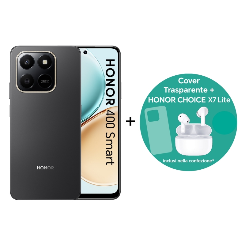 Honor BUNDLE 400 SMART 17,2 cm (6.77") MagicOS 9.0 8 GB 256 GB 6500 mAh Schwarz