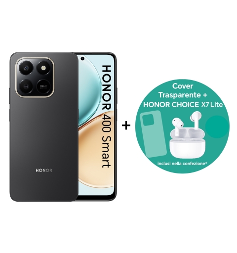Honor BUNDLE 400 SMART 17,2 cm (6.77") MagicOS 9.0 8 GB 256 GB 6500 mAh Schwarz