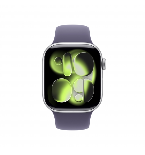 Apple Watch Series 11 OLED 42 mm Numérique 374 x 446 pixels Écran tactile Argent Wifi GPS (satellite)
