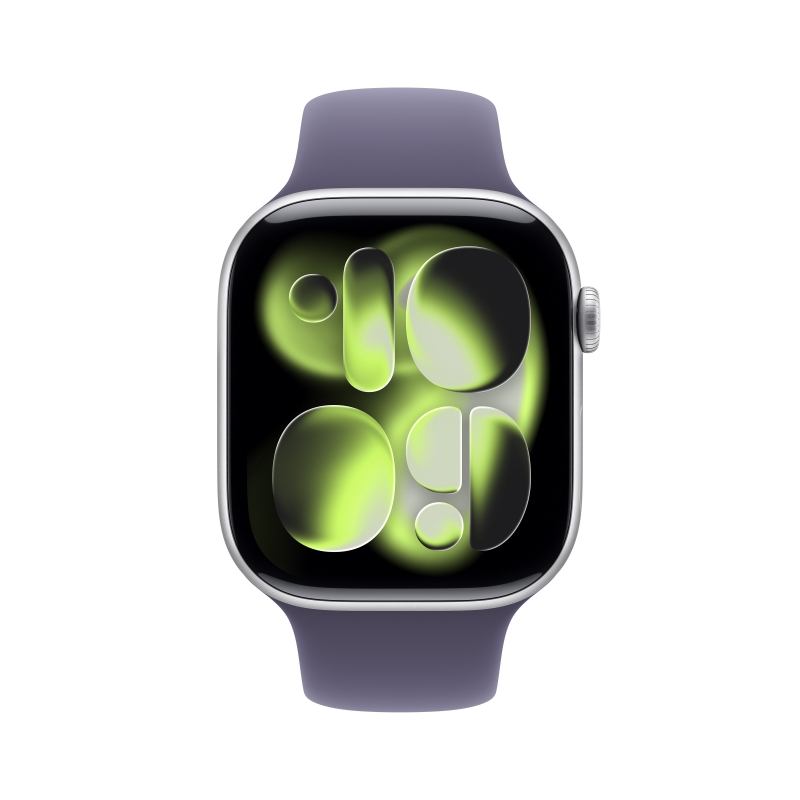 Apple Watch Series 11 OLED 46 mm Numérique 416 x 496 pixels Écran tactile Argent Wifi GPS (satellite)