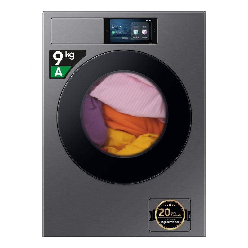 Samsung WF90F09C4SU3 lavadora Carga frontal 9 kg 1400 RPM Plata