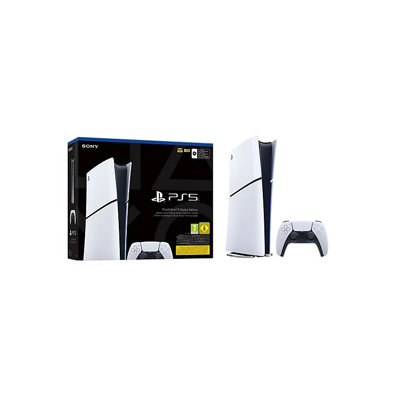 Sony PlayStation 5 Digital Edition 825 GB Wifi Negro, Blanco