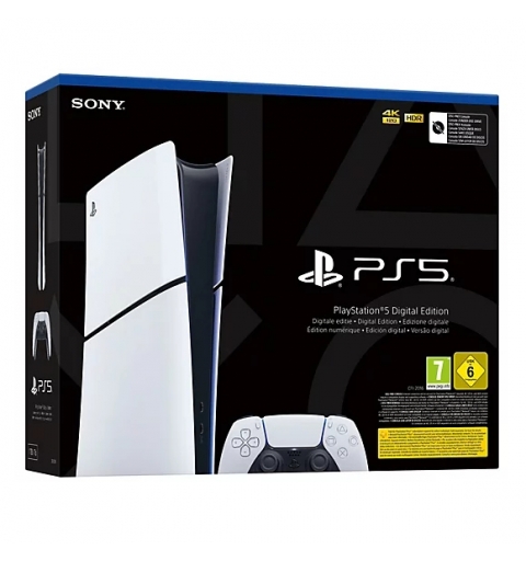 Sony PlayStation 5 Digital Edition 825 GB Wifi Negro, Blanco