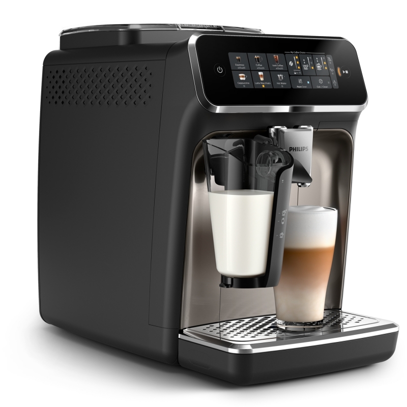 Philips Serie 3300 Solución de leche LatteGo EP3347 90 Cafetera Espresso automática Silent Brew, 6 bebidas