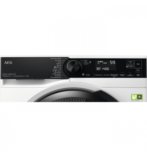 AEG LR8H94GBY washing machine Front-load 9 kg 1400 RPM White
