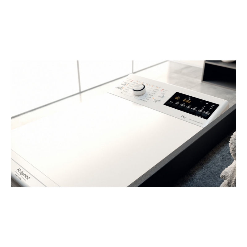 Hotpoint WMTG 725B IT lavadora Carga superior 7 kg 1200 RPM Blanco