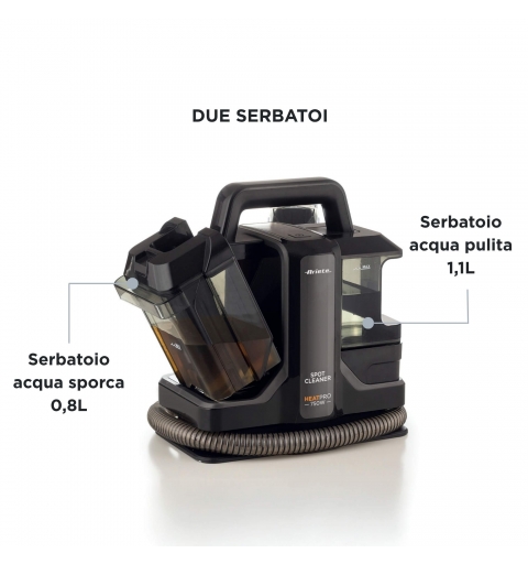 Ariete 2482 00 carpet cleaning machine Handheld Deep interim Black