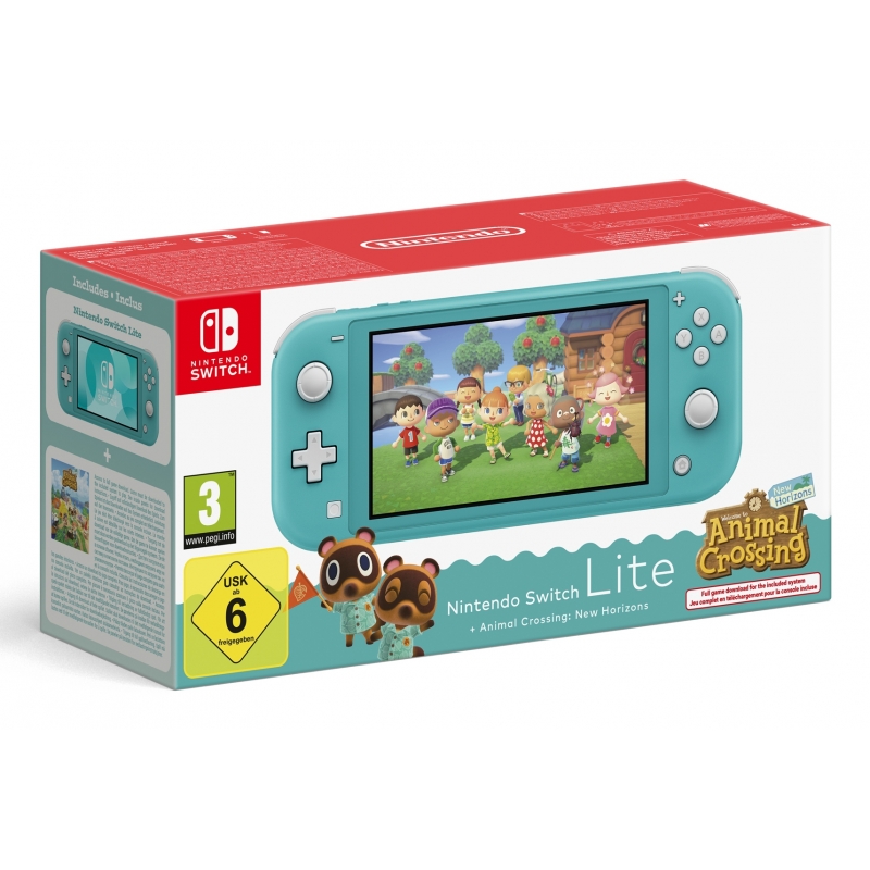 Nintendo Switch Lite Animal Crossing videoconsola portátil 14 cm (5.5") 32 GB Pantalla táctil Wifi Turquesa