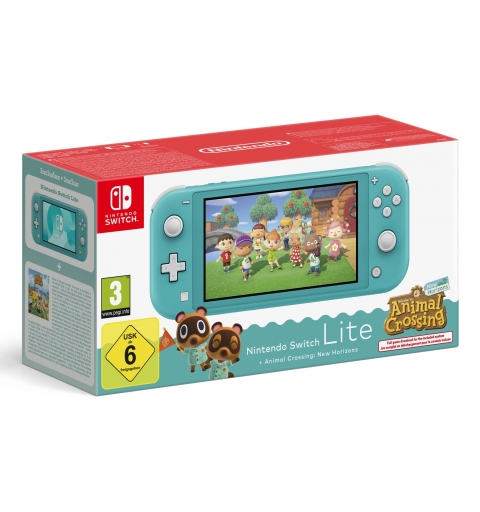 Nintendo Console Switch Lite + Animal Crossing New Horizons (turchese)
